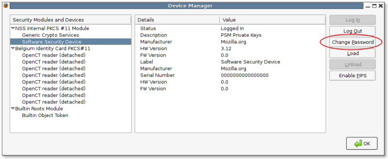 The Firefox Device Manager